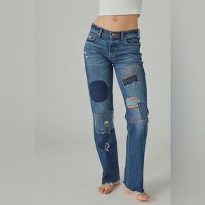 Lucky Brand Women's Patchwork Boot Cut Jeans
